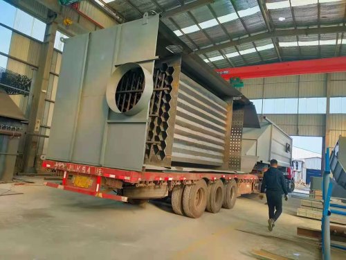 沥青搅拌站电捕焦油器装车发往山东