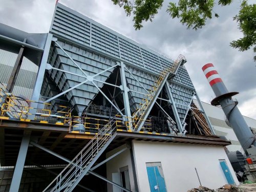 【慧阳】内蒙钢铁厂布袋除尘器成功验收