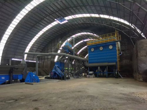 内蒙古建筑行业破碎车间配套脉冲除尘器安装工程