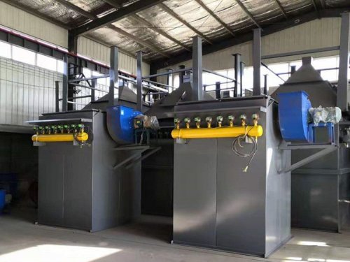 新疆某企业定制的5台工业单机布袋除尘器设备现已装车发货