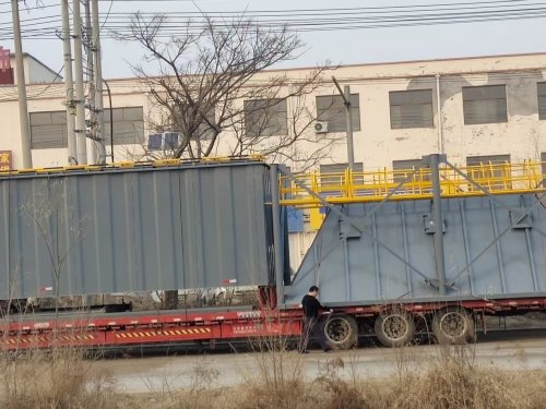 布袋除尘器已装车发货，助力工业环保达标
